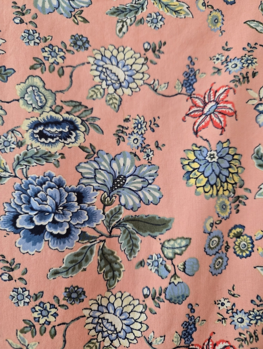 Loft Dress Sz 6 100% Cotton Above Knee Multicolor Floral Design Euc - Picture 6 of 11